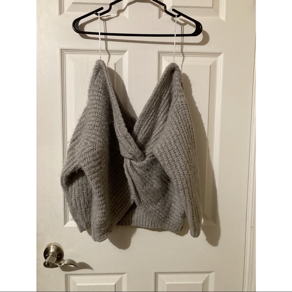 Reversible off the shoulder sweater - Picture 1 of 3